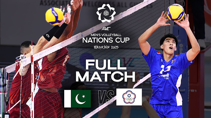 Pakistan vs. Chinese Taipei - Pool Play | AVC Men's Nations Cup 2025