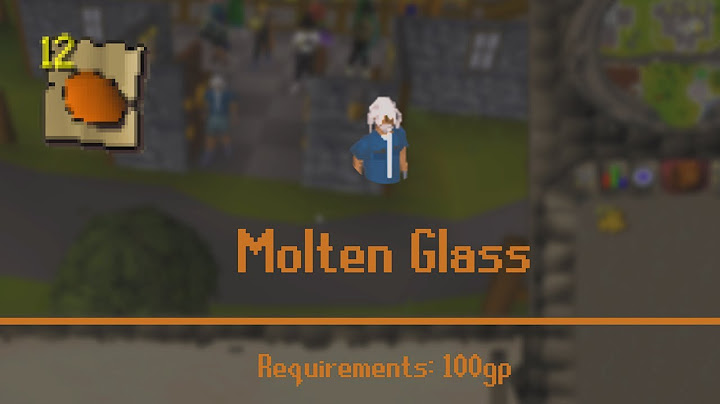 How to Make Molten Glass in 2004Scape – Full Gathering & Crafting Guide