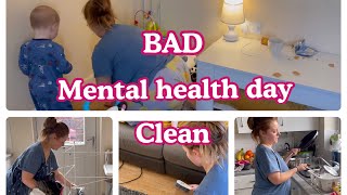 Cleaning motivation for a bad mental health day