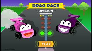 Drag Race!!! MATH playground on Google screenshot 1