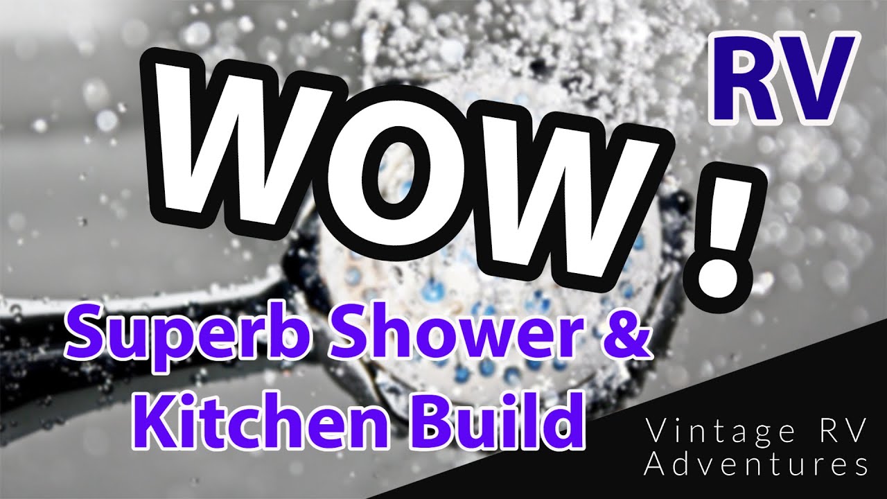 Наша великолепная душевая-кухня | Проект реконструкции винтажного автодома | Мысли о душевых