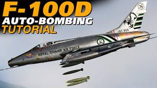 DCS F-100D Super Sabre A-4 Gunsight AUTO-BOMBING Mode Tutorial!