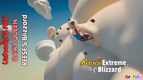 DAIRY QUEEN Reese's Extreme Blizzard - Usfoods72 USA.