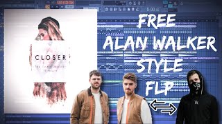 If "The Chainsmokers - Closer ft. Halsey" was made by Alan Walker | Free Alan Walker Style Flp