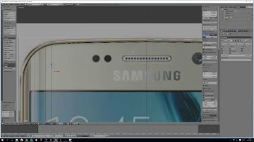 Modeling a Samsung Galaxy S6 Edge in Blender 2.75a - part 1