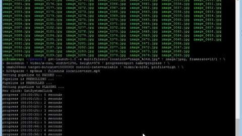 gstreamer encoding test