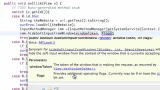 Android Application Development Tutorial   093   Hiding the Keyboard