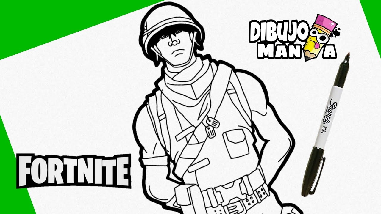 COMO DIBUJAR AL SOLDADO DE JUGUETE / FORTNITE / how to draw toy soldier -  thptnganamst.edu.vn