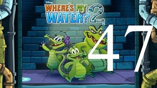 Where's My Water 2 Level 47: Up Up Up and Away 3 Ducks iOS Walkthrough