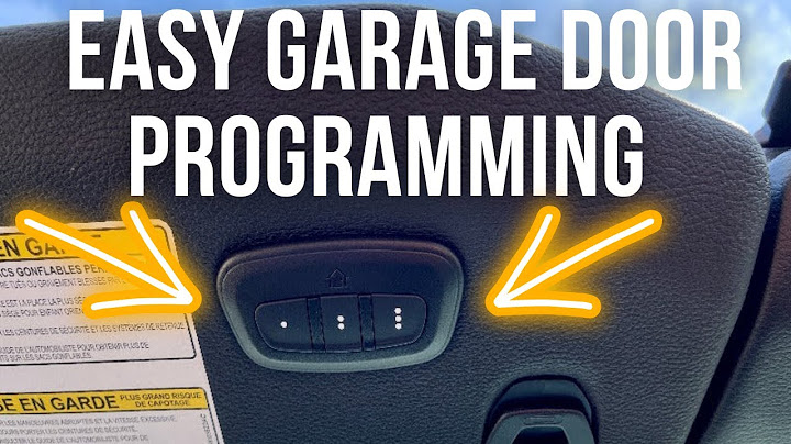 How to program jeep gladiator garage door opener