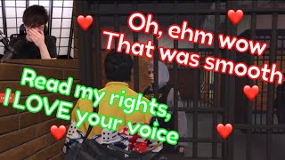 Sykkuno can’t stop flirting with Officer Claire (SMOOTHKUNO)