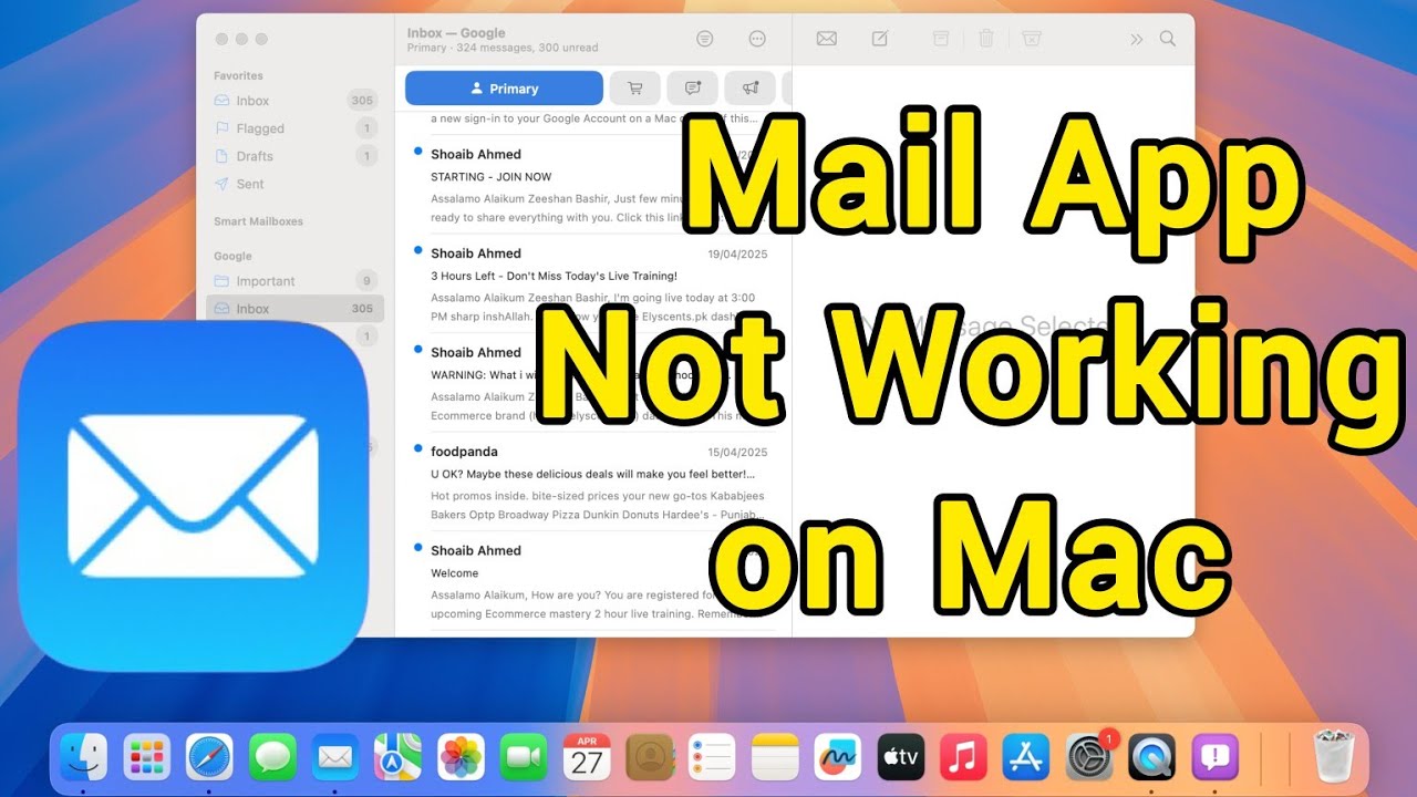 How to Fix Mail App Not Working on MacBook | Mail App Not Responding on ...