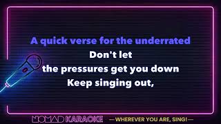 Get Cape. Wear Cape. Fly - Keep Singing Out (Karaoke)
