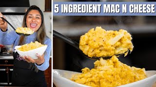 5 INGREDIENT MAC N CHEESE! How to Make Keto Thanksgiving Mac N Cheese