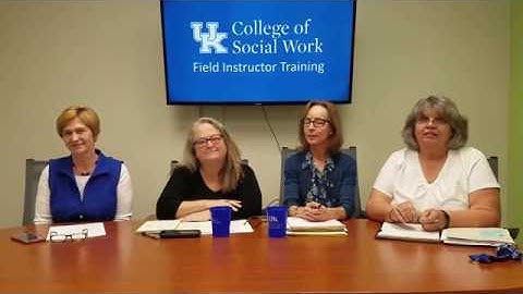 Field Instructor Training Introduction Video