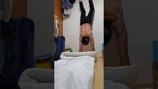 Handstand Practice - Belly Against The Wall