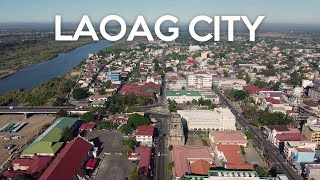 LAOAG City Proper Aerials | Ilocos Norte | Drone Video