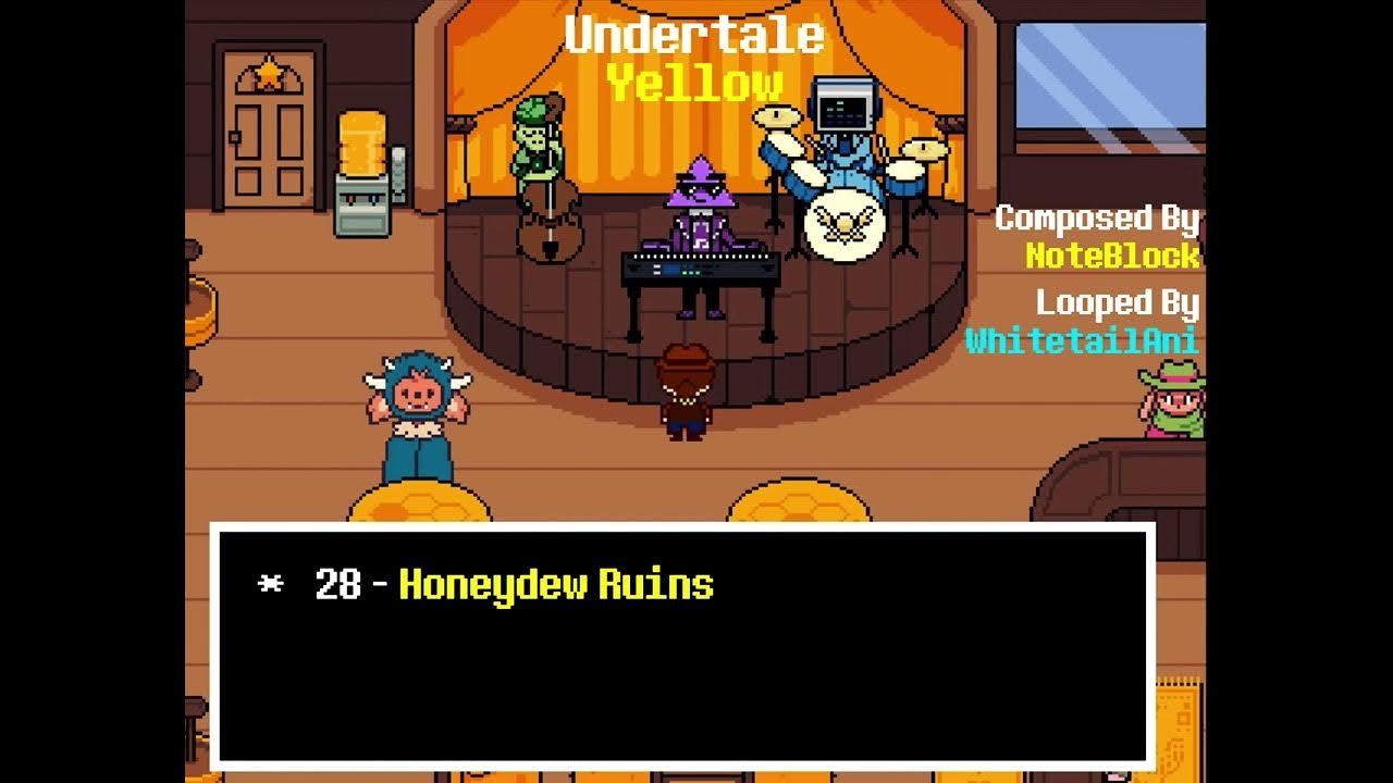 Undertale Yellow - 028 Honeydew Ruins (15 minute loop) - YouTube