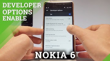 Developer Options NOKIA 6 - Enable OEM Unlock / USB Debugging