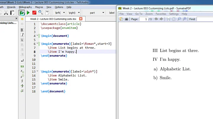 Week 2   Latex Tutorial   Lecture 002 Custom Bullets and Numbering Enumitem