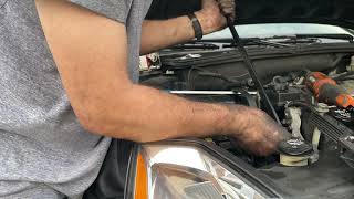 07 Cadillac DTS Serpentine Belt installation