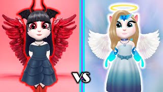 ANGEL ANGELA VS DEVIL ANGELA💖new reincarnation 🤑cosplay