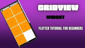 Flutter Tutorial for beginners # 5-GridView Widget