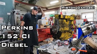 Broken Rings In A Tired Engine - Massey Ferguson MF30B Industrial Tractor Engine Rebuild - Part 1