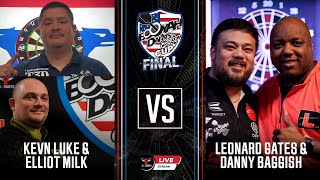 Kevin Luke & Elliot Milk vs Leonard Gates & Danny Baggish | Pro Doubles 501 Final | Booyah Cup