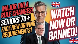 🚨 DVLA Confirms New Rules for Drivers 70+ | Major October 2025 Change Explained!
