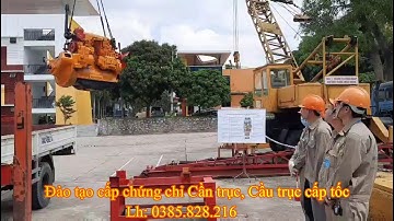 Đào tạo lái máy cần trục, cầu trục cấp chứng chỉ cấp tốc