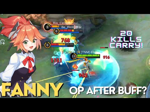 FANNY OP AFTER NEW BUFF? | Mobile Legends Fanny Gameplay 2024 | MLBB @iFlekzz