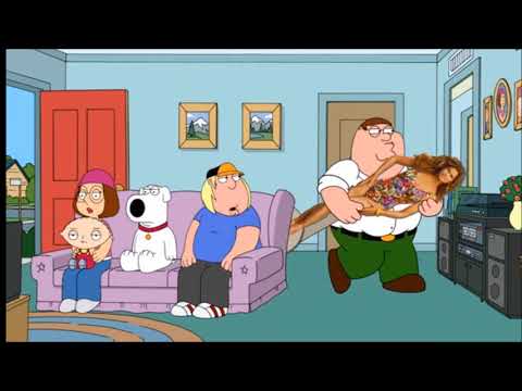 Family Guy - Peter in love with a cardboard