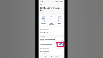 How to show internet speed on Xiaomi Redmi phones #viralvideo