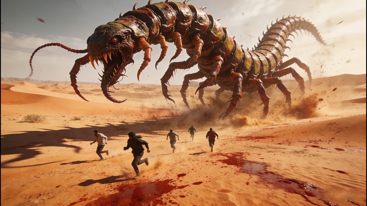 【FULL MOVIE】考古隊深入沙海禁區，驚擾遠古兇獸，慘遭瘋狂圍獵，慘叫震徹沙谷！