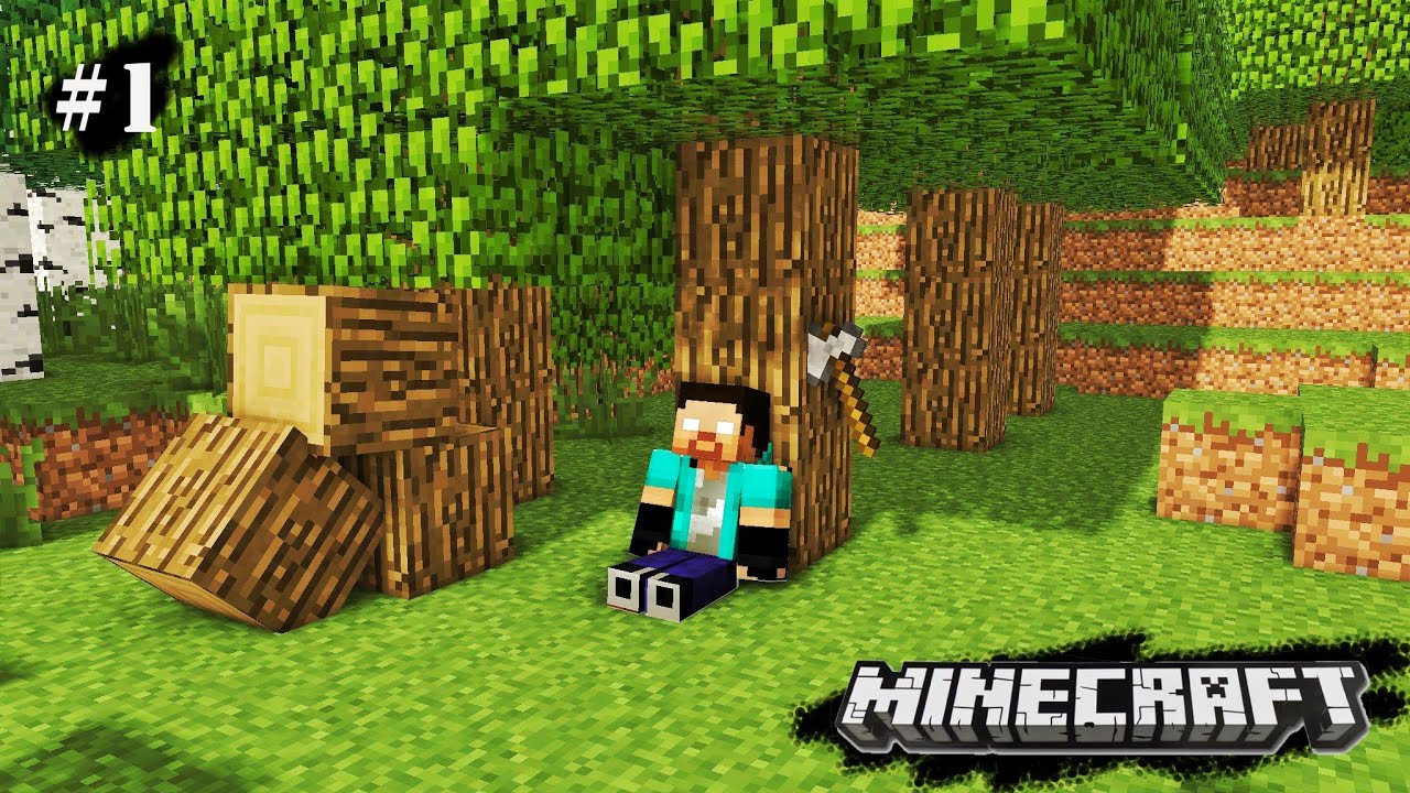 MINECRAFT POCKET EDITION | Play First time Minecraft #1 - YouTube