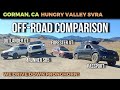 Off-road comparison:  Passport, 4Runner, Forester XT, Outlander GT