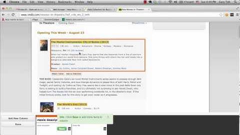 Krake.IO : Screen scraping with a chrome browser extension