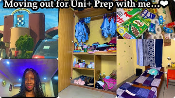 FINAL YEAR IN ABUAD: PREPARE WITH ME FOR UNI *Abuad + MOVING IN VLOG