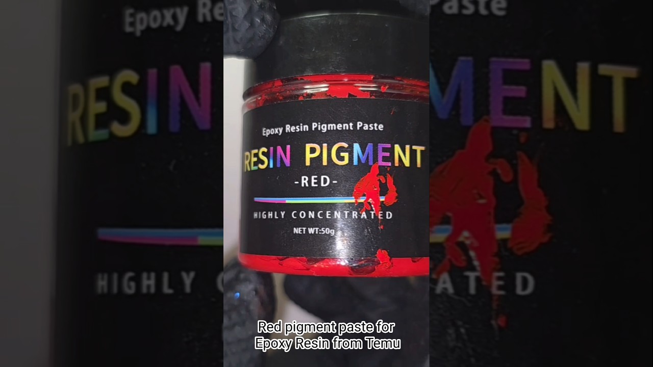 Red pigment paste for epoxy resin from Temu #red #pigmentpaste #epoxy #resin #teddybear #valentine