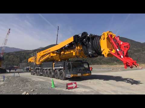 東京重機 LTM11200 1200t - YouTube