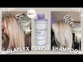 New Olaplex No. 4P Blonde Enhancer Toning Shampoo Review! // Best Purple Shampoo?