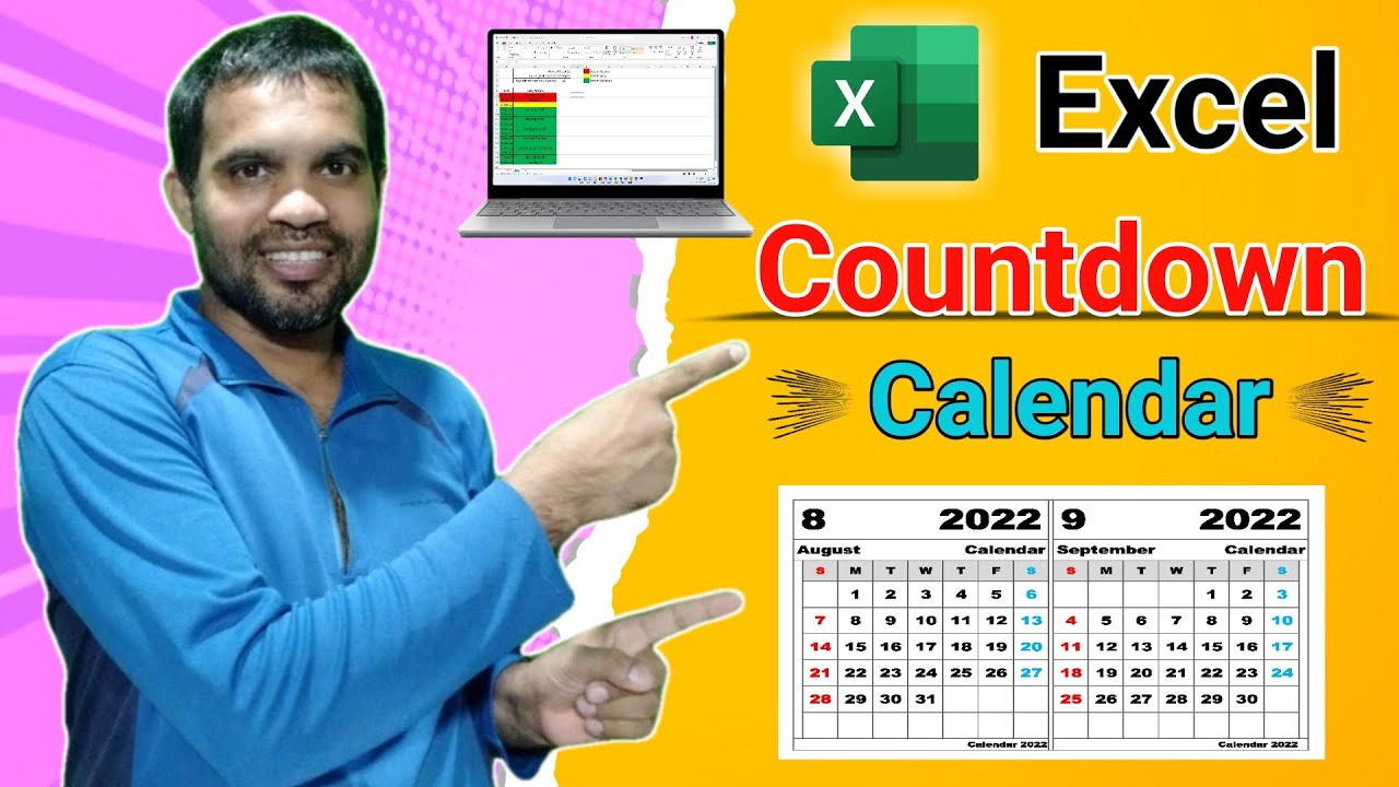 how-to-create-task-countdown-calendar-in-excel-with-conditional