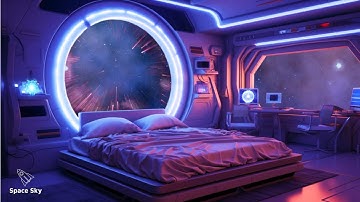 10 HOURS | Deep Space Retreat Beyond The Galactic Realm| Interstellar Space Sounds with Deep Rumble