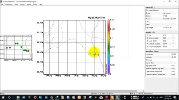 Color maping data by odv (ocean data view)