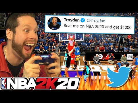 I Challenged Twitter On NBA 2K20 For $1000