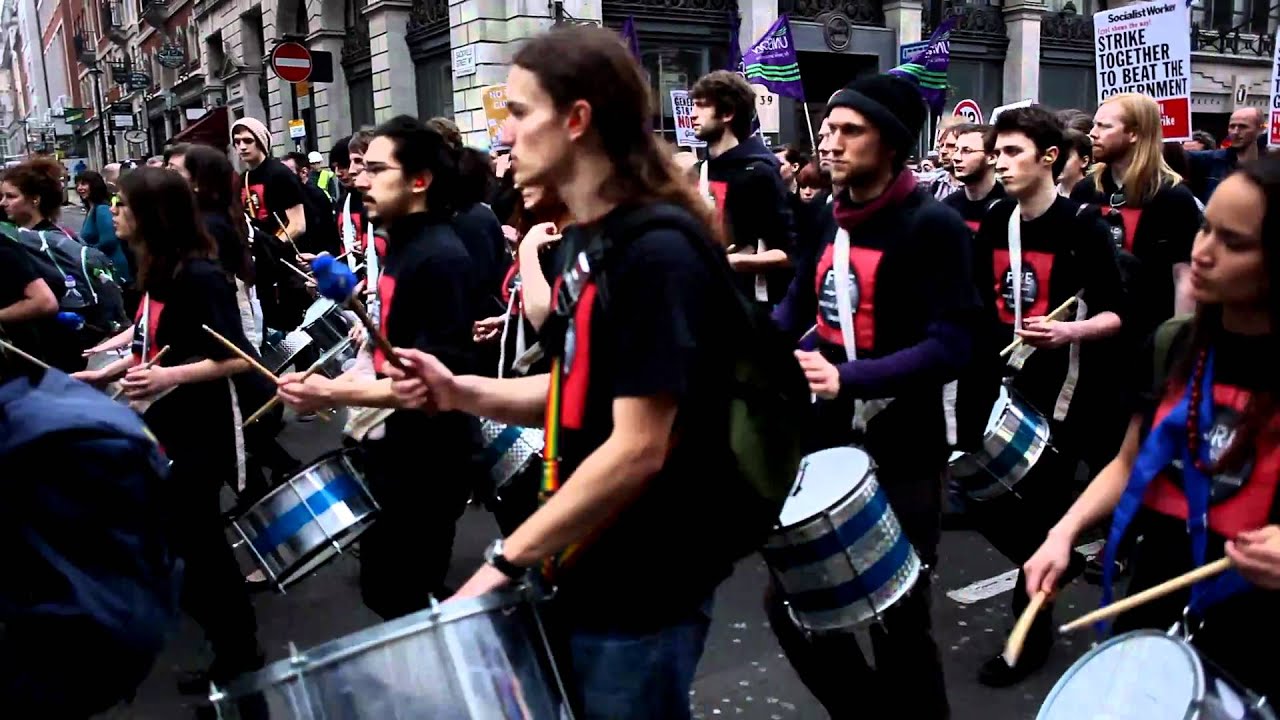F-IRE at London Anti-Cuts Protest March 26th, 2011