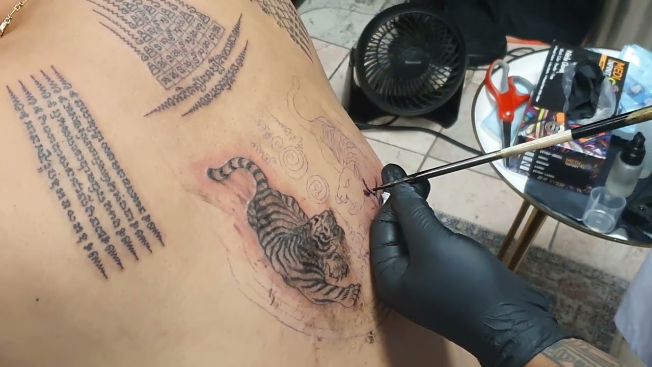 Thai Tattoo Yant, visit USA, Sak Yant Senior Master Ajarn Aut