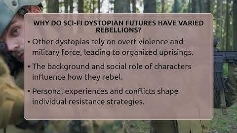 Why Do Sci-fi Dystopian Futures Have Varied Rebellions? - The SciFi Reel