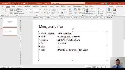 Membuat Presentasi menggunakan Microsoft PowerPoint   TIK   Kelas 5   SD Ta